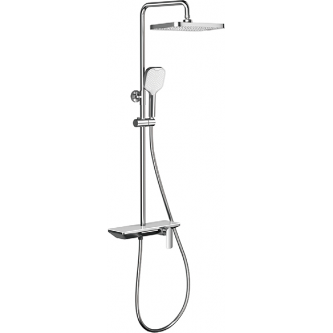 Душевая стойка со смесителем GAPPO белый G2496-10