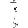 Душевая стойка со смесителем GAPPO G18 черный G2418-26