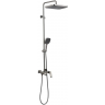 Душевая стойка со смесителем GAPPO G28-9 G2428-9 оружейная сталь