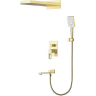 Душевой комплект GAPPO G07 сатин золотой G7117-73