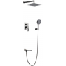 Душевой комплект GAPPO G17-9 G7117-9 оружейная сталь