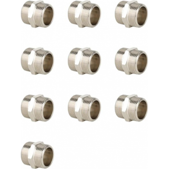 Ниппель НР-НР GAPPO G2204.04 1/2" никелированный