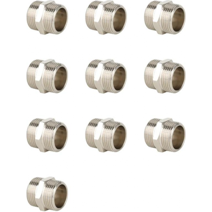 Ниппель НР-НР GAPPO 3/4" никелированный G2204.05