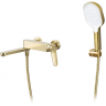 Смеситель для ванны GAPPO G10-3 G3210-3 сатин золотой