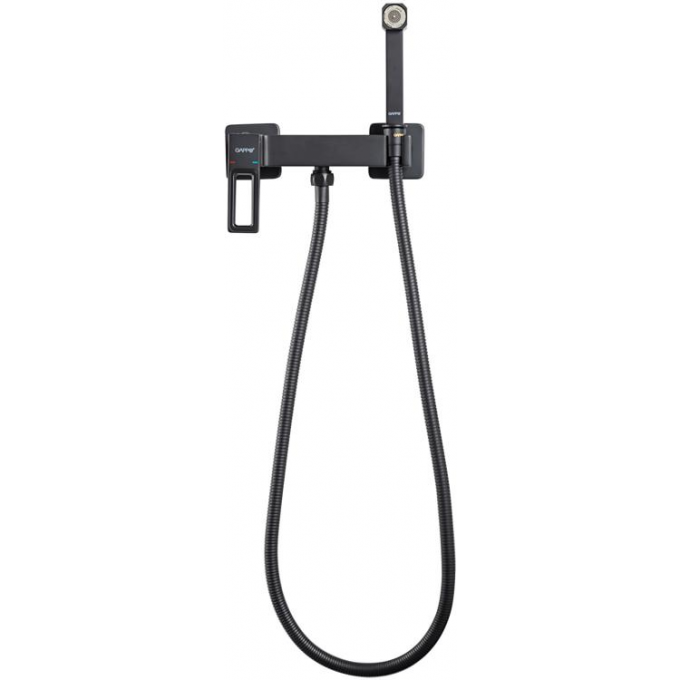 Смеситель с гигиеническим душем GAPPO G17-6 черный G2017-6