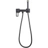 Смеситель с гигиеническим душем GAPPO G17-6 черный G2017-6