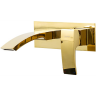 Встраиваемый смеситель для раковины GAPPO G07-3 сатин золотой G1007-23