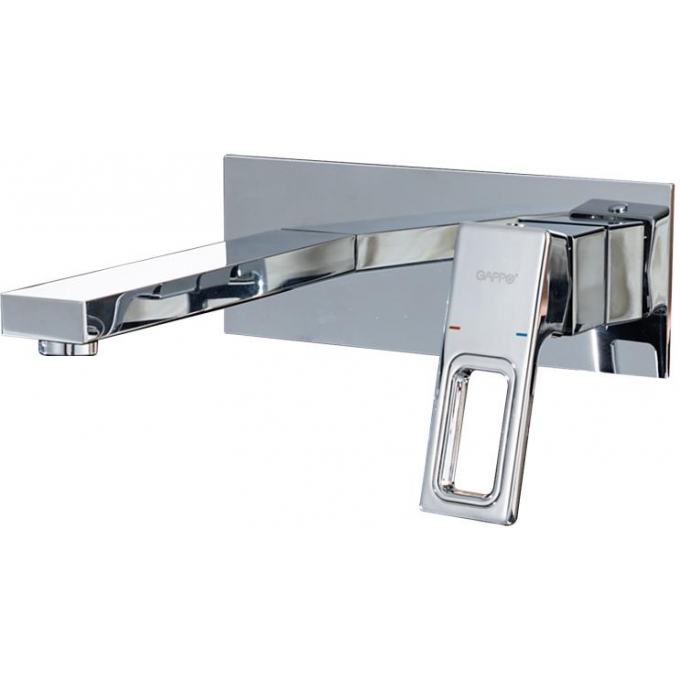 Встраиваемый смеситель для раковины GAPPO G17 хром G1017-10
